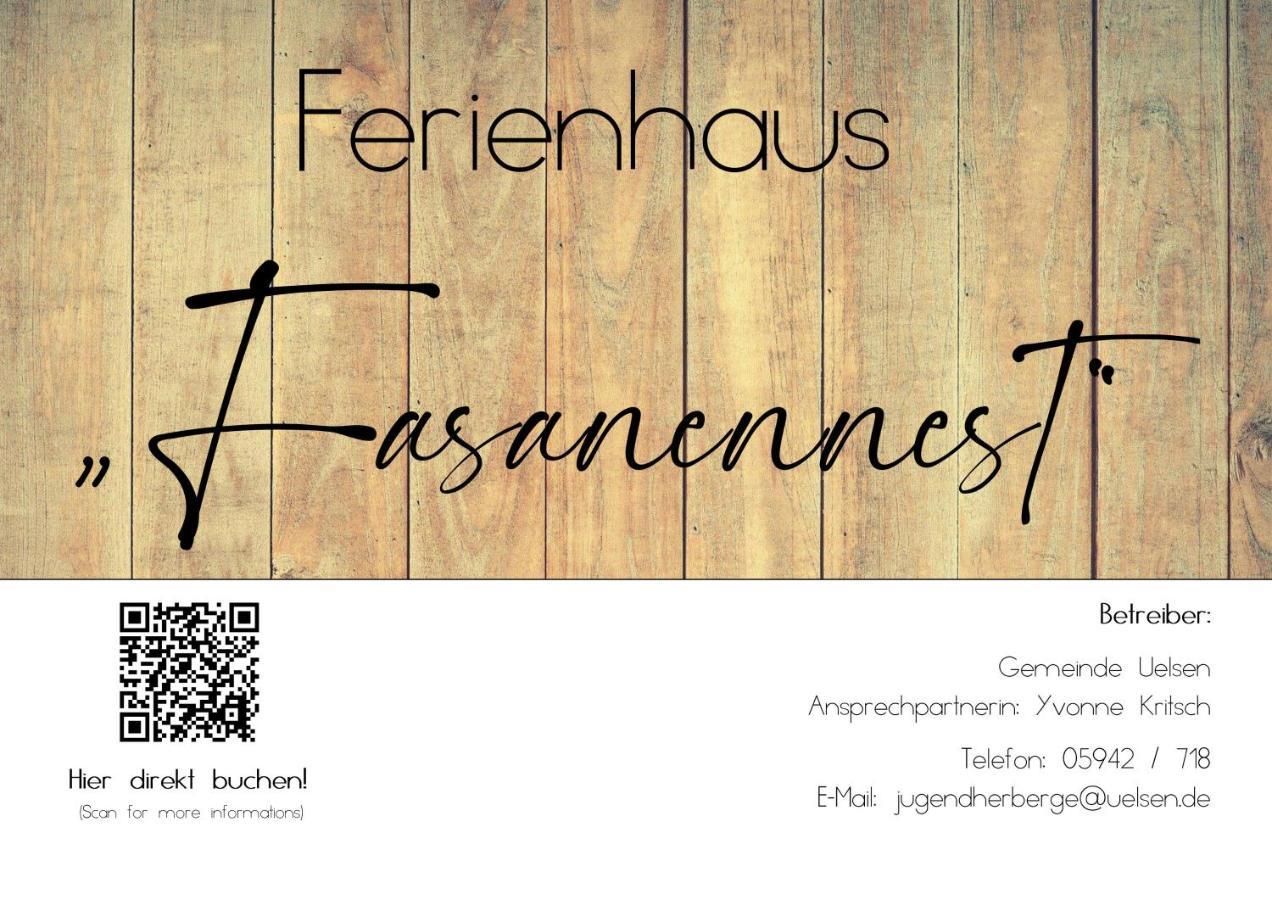 Ferienhaus Fasanennest Uelsen Luaran gambar